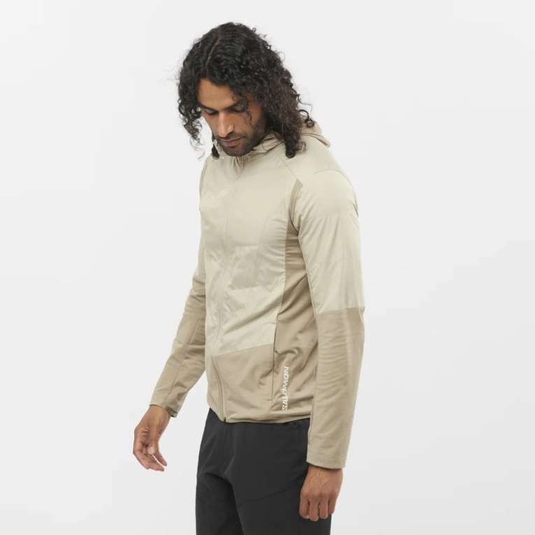 Chaquetas Salomon Outline All Season Híbrido Hombre Beige | MX WOBH610